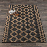 Gobi Black/Natural Rug by Classic Home at Eve Furniture