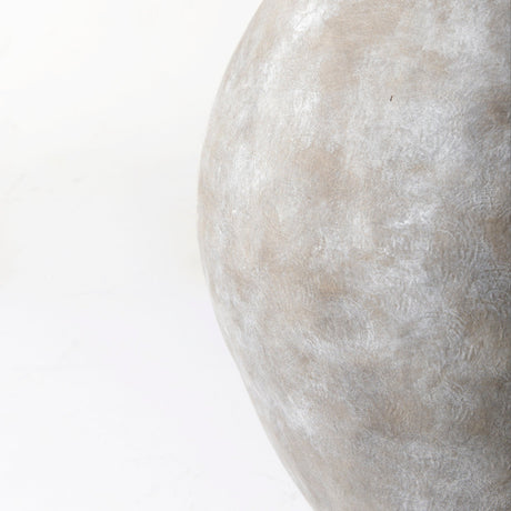 Gobi Large Tan Ceramic Oval Vase by Mercana at Eve Furniture