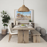 Gobi Large Tan Ceramic Oval Vase by Mercana at Eve Furniture