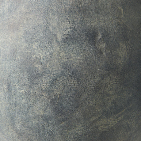 Gobi Small Gray Ceramic Oval Vase by Mercana at Eve Furniture