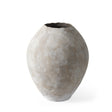 Gobi Small Tan Ceramic Oval Vase by Mercana at Eve Furniture