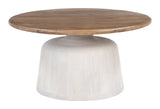 Goblet Brown & White Coffee Table by Zuomod at Eve Furniture
