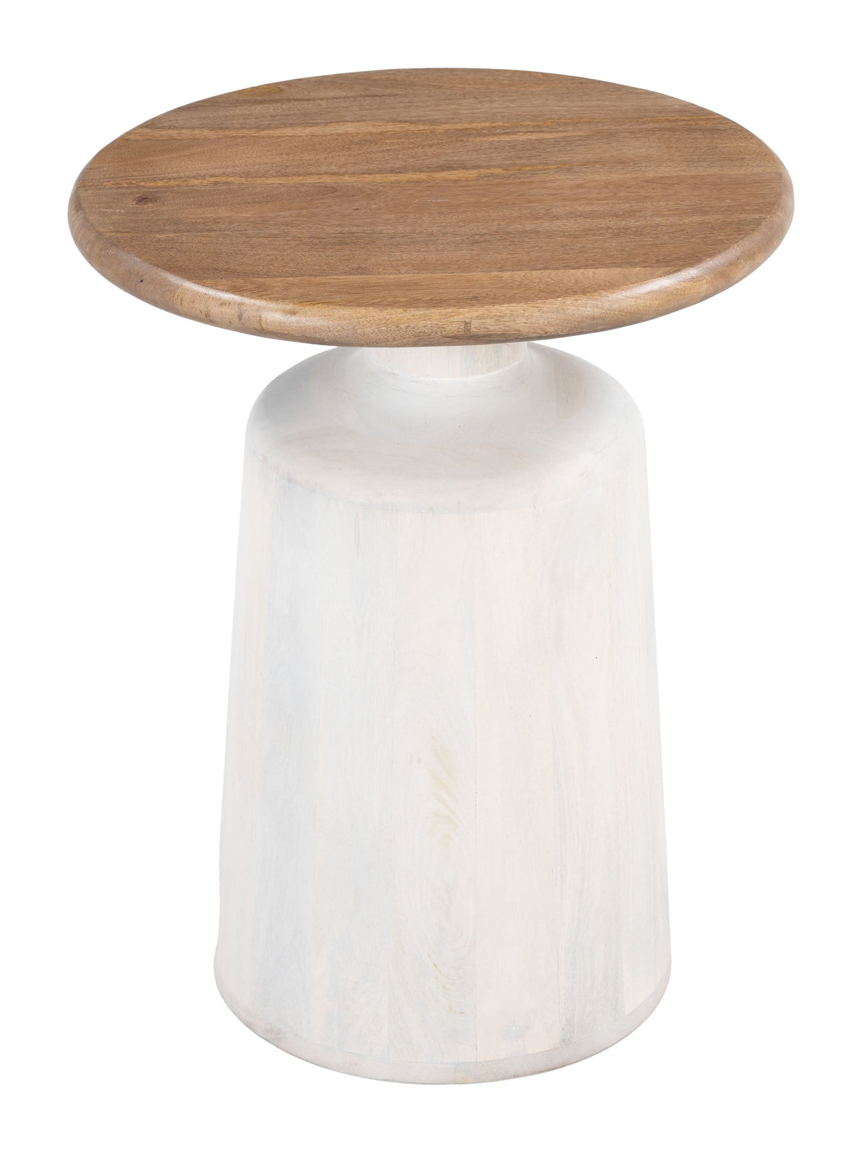 Goblet Brown & White Side Table by Zuomod at Eve Furniture