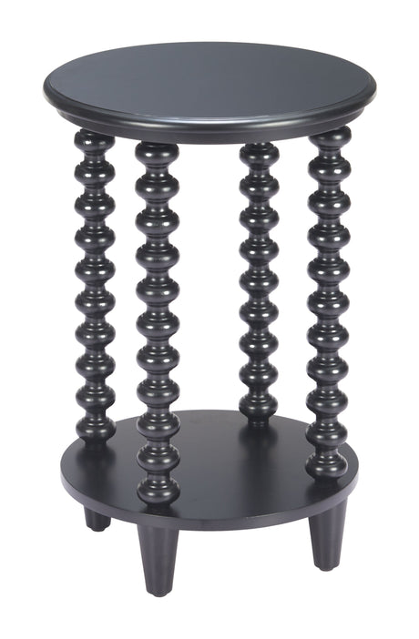 Gocce Black Side Table by Zuomod at Eve Furniture