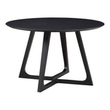 Godenza Black Round Dining Table