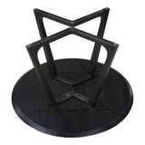 Godenza Black Round Dining Table