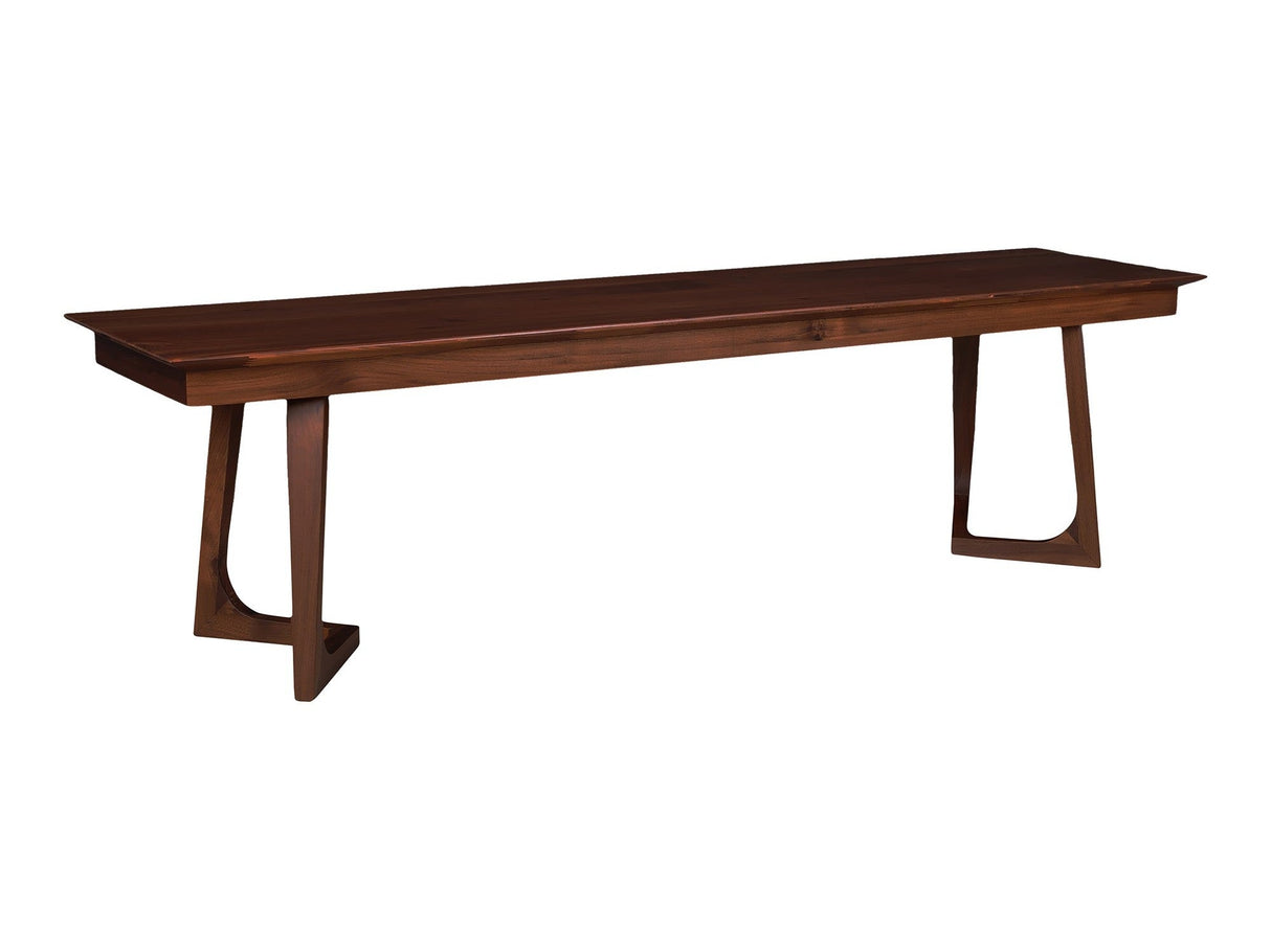 Godenza Brown Bench by Moe's Home at Eve Furniture