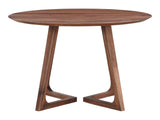 Godenza Brown Round Dining Table