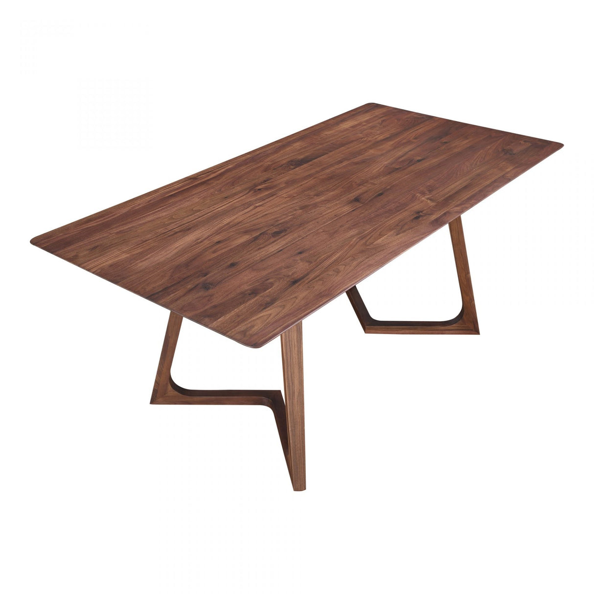 Godenza Dining Table Rectangular - Walnut by Moe's Home at Eve Furniture
