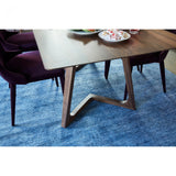 Godenza Dining Table Rectangular - Walnut by Moe's Home at Eve Furniture