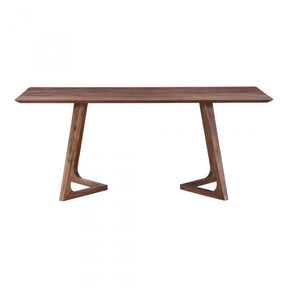Godenza Dining Table Rectangular - Walnut by Moe's Home at Eve Furniture