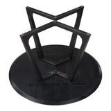 Godenza Dining Table Round - Black Ash by Moe's Home at Eve Furniture