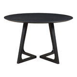 Godenza Dining Table Round - Black Ash by Moe's Home at Eve Furniture
