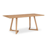 Godenza Oak Rectangular Dining Table by MOES at Eve Furniture