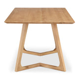 Godenza Oak Rectangular Dining Table by MOES at Eve Furniture
