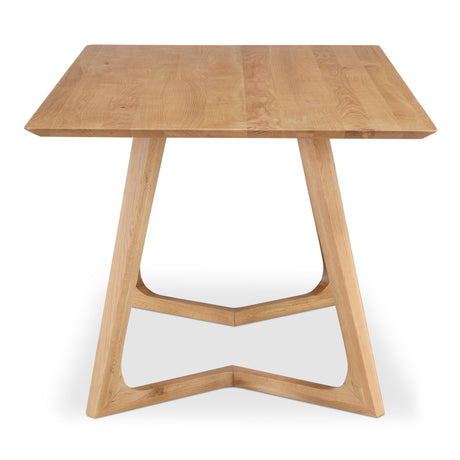 Godenza Oak Rectangular Dining Table by MOES at Eve Furniture