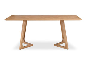 Godenza Oak Rectangular Dining Table by MOES at Eve Furniture
