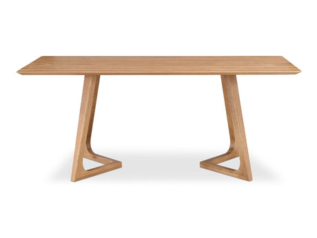 Godenza Oak Rectangular Dining Table by MOES at Eve Furniture