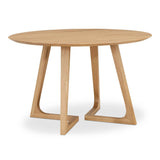 Godenza Oak Round Dining Table