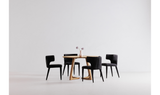 Godenza Round Dining Table Oak by Moe's Home at Eve Furniture