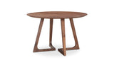 Godenza Round Dining Table Walnut by Moe's Home at Eve Furniture