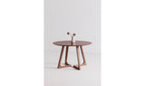 Godenza Round Dining Table Walnut by Moe's Home at Eve Furniture