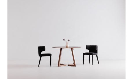 Godenza Round Dining Table Walnut by Moe's Home at Eve Furniture