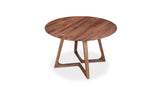 Godenza Round Dining Table Walnut by Moe's Home at Eve Furniture