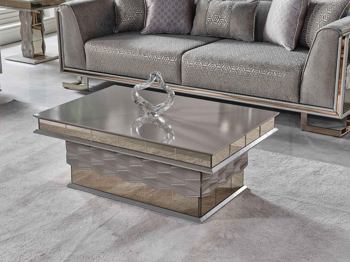 Gokce Coffee Table by Furnia at Eve Furniture