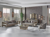 Gokce Grey Stationary Sofa by Furnia at Eve Furniture
