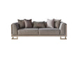 Gokce Grey Stationary Sofa by Furnia at Eve Furniture