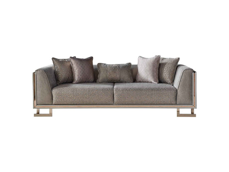 Gokce Grey Stationary Sofa by Furnia at Eve Furniture