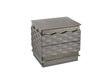 Gokce Nightstand With Back Mirror by Furnia at Eve Furniture