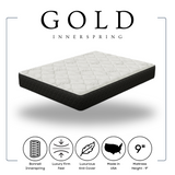 Gold 9" Innerspring Queen Mattress