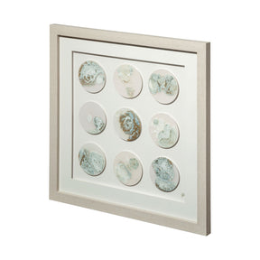 Gold Circle by Studio M a handmade Original Framed Artwork under Glass by Mercana at Eve Furniture