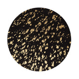 Gold Goathide Side Table by TOV Furniture at Eve Furniture