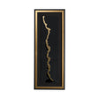 Gold River by Barbara Fleming a Hand Embelished Textured Framed Art Print Matted under Glass by Mercana at Eve Furniture
