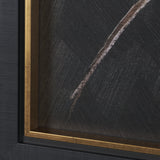 Golden Grasses I by Mercana Studio Hand Embelished Textured Framed Artwork Matted by Mercana at Eve Furniture