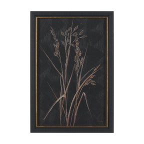 Golden Grasses I by Mercana Studio Hand Embelished Textured Framed Artwork Matted by Mercana at Eve Furniture