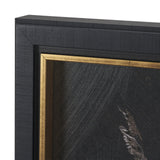 Golden Grasses II by Mercana Studio Hand Embelished Textured Framed Artwork Matted by Mercana at Eve Furniture