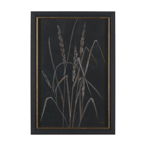 Golden Grasses IV by Mercana Studio Hand Embelished Textured Framed Artwork Matted by Mercana at Eve Furniture