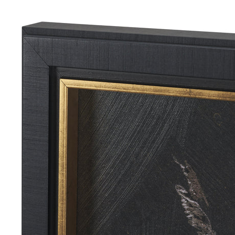 Golden Grasses VI by Mercana Studio Hand Embelished Textured Framed Artwork Matted by Mercana at Eve Furniture