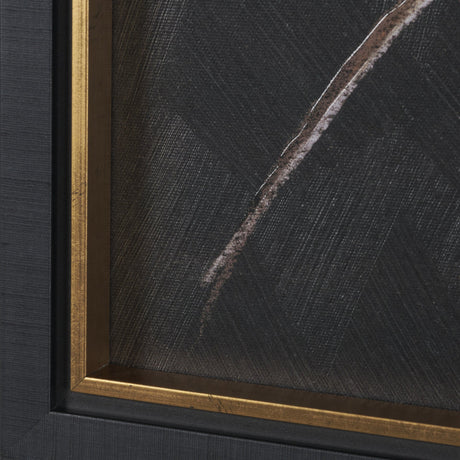 Golden Grasses VI by Mercana Studio Hand Embelished Textured Framed Artwork Matted by Mercana at Eve Furniture