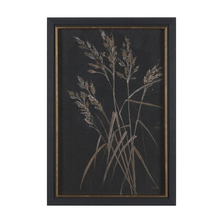 Golden Grasses VI by Mercana Studio Hand Embelished Textured Framed Artwork Matted by Mercana at Eve Furniture