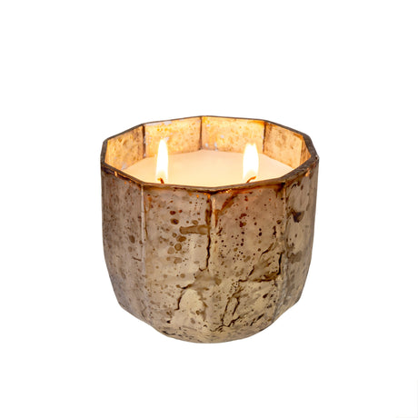 Golden Hour Candle M, Silver - Balsam Cedarwood Cranberry, Set of 2 by Mercana at Eve Furniture