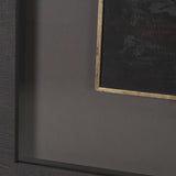Golden Quiet I by Mercana Studio Hand-Embellished Textured Framed Artwork Matted under Glass by Mercana at Eve Furniture