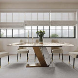 Goldie 79" Dining Room Set by New Era Innovations at Eve Furniture