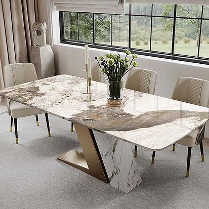 Goldie 79" Dining Room Set by New Era Innovations at Eve Furniture