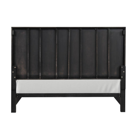 Goldsberg Black King Panel Bed by Furniture of America at Eve Furniture