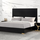 Goldsberg Black Queen Panel Bed by Furniture of America at Eve Furniture
